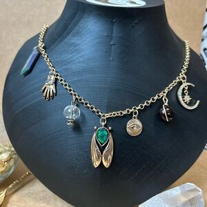 Charm necklace hand made